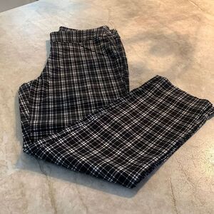 Pull On Black & White Pants